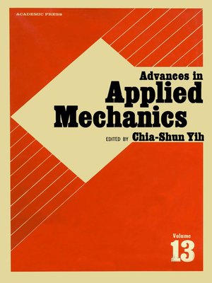 cover image of Advances in Applied Mechanics